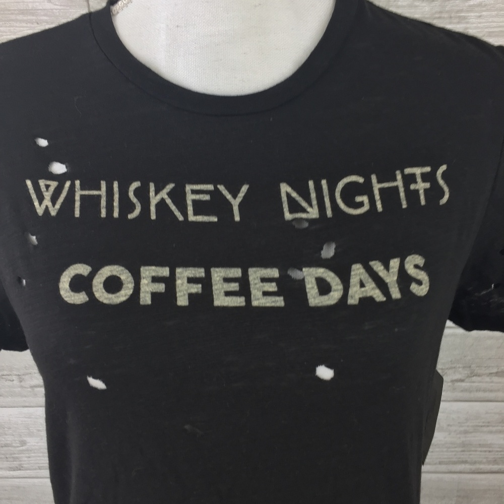 Signorelli T-Shirt Holes Ripped Distressed NEW - Picture 3 of 7